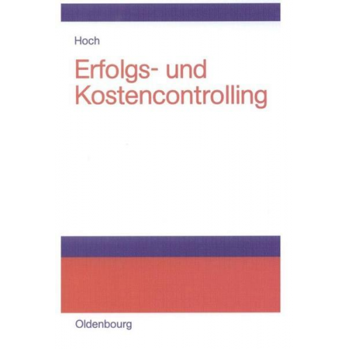 Gero Hoch - Erfolgs- und Kostencontrolling