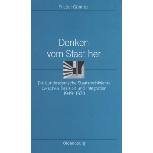 Frieder Günther - Denken vom Staat her