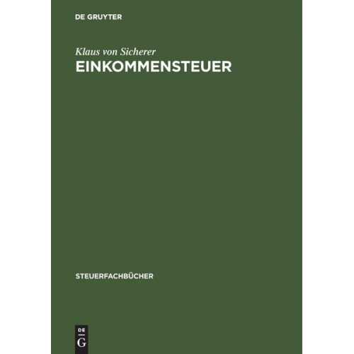 Klaus von Sicherer - Einkommensteuer