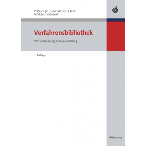 Dieter Rasch & Günter Herrendörfer & Jürgen Bock - Verfahrensbibliothek