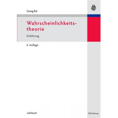 Georg Bol - Wahrscheinlichkeitstheorie