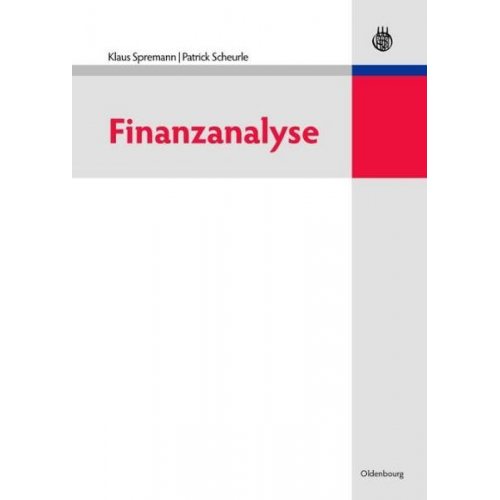 Klaus Spremann & Patrick Scheurle - Finanzanalyse