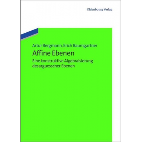 Artur Bergmann & Erich Baumgartner - Affine Ebenen