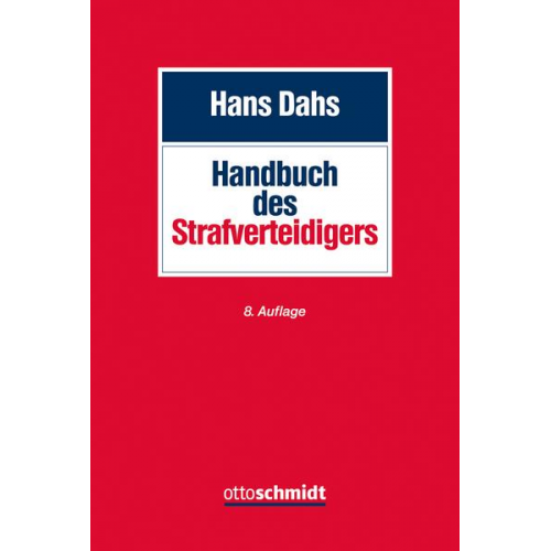 Hans Dahs - Handbuch des Strafverteidigers