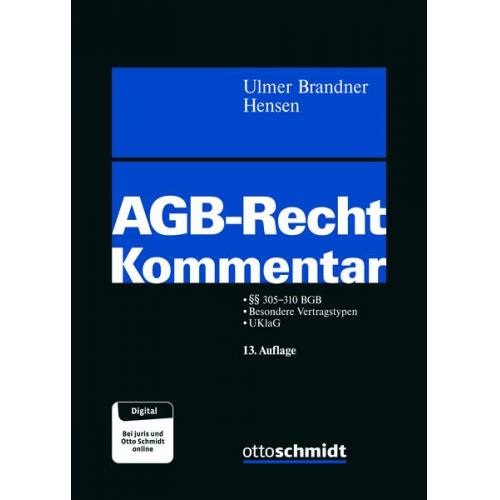 Ulmer/Brandner/Hensen - AGB-Recht