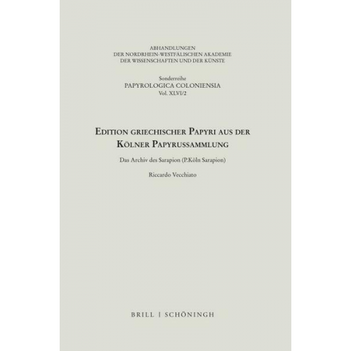 Edition griechischer Papyri aus der Kölner Papyrussammlung