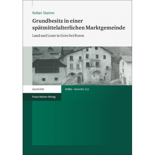 Volker Stamm - Grundbesitz in einer spätmittelalterlichen Marktgemeinde