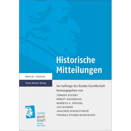 Historische Mitteilungen 26 (2013/2014)