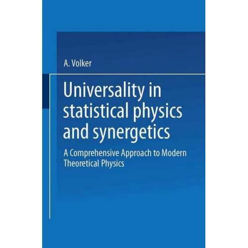 Volker A. Weberruss - Universality in Statistical Physics and Synergetics