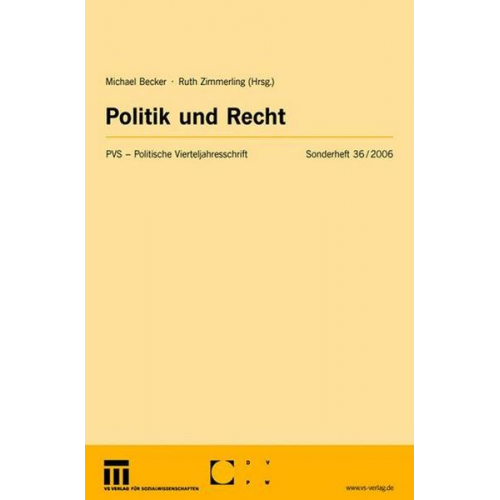 Michael Kreile & Herfried Münkler & Manfred G. Schmidt & Michael Becker & Ruth Zimmerling - Politik und Recht