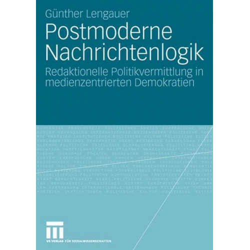 Günther Lengauer - Postmoderne Nachrichtenlogik