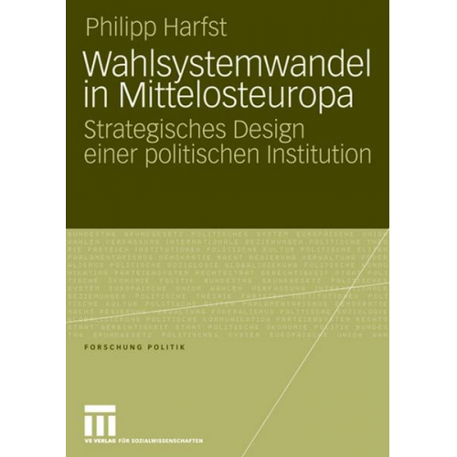 Philipp Harfst - Wahlsystemwandel in Mittelosteuropa