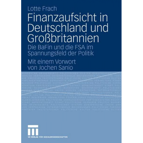 Lotte Frach - Finanzaufsicht in Deutschland und Großbritannien