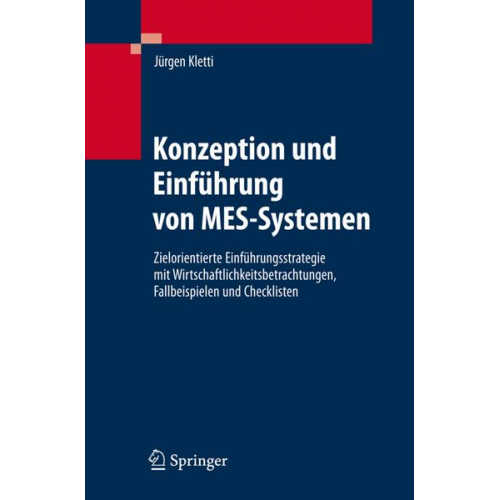 Jürgen Kletti - Konzeption und Einführung von MES-Systemen