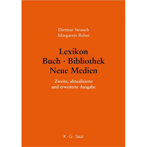 Dietmar Strauch & Margarete Rehm - Lexikon Buch - Bibliothek - Neue Medien