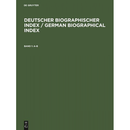 Deutscher Biographischer Index