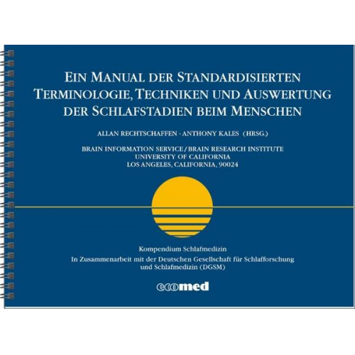 Allan Rechtschaffen & Anthony Kales - Rechtschaffen, A: Manual der standardisierten Terminologie,