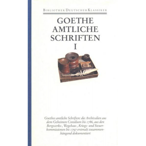 Johann Wolfgang Goethe - Sämtliche Werke. Briefe, Tagebücher und Gespräche. 40 in 45 Bänden in zwei Abteilungen