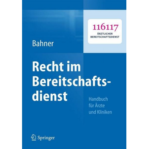 Beate Bahner - Recht im Bereitschaftsdienst