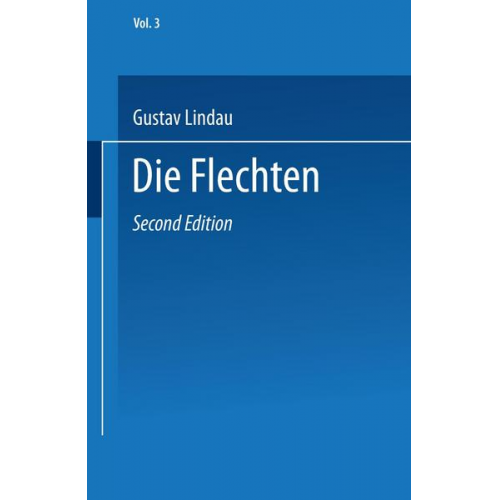 Gustav Lindau - Die Flechten