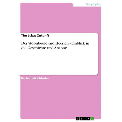 Tim Lukas Zukunft - Der Woonboulevard Heerlen - Einblick in die Geschichte und Analyse