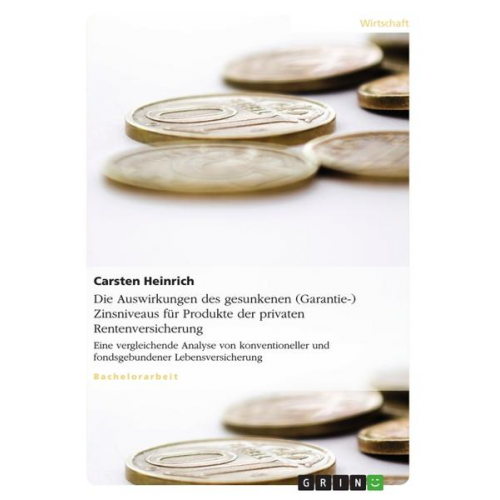 Carsten Heinrich - Die Auswirkungen des gesunkenen (Garantie-) Zinsniveaus für Produkte der privaten Rentenversicherung