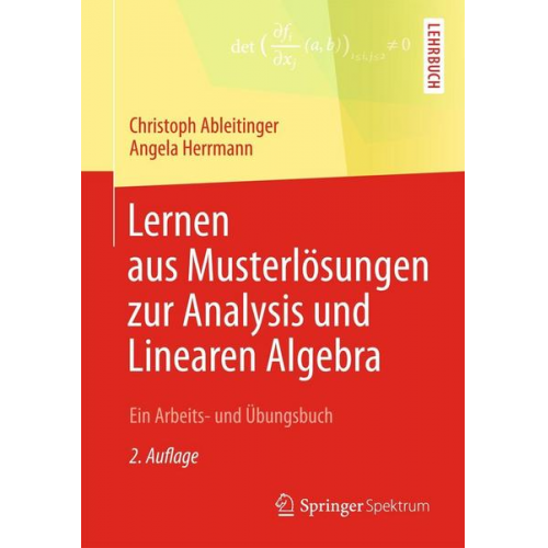 Christoph Ableitinger & Angela Herrmann - Lernen aus Musterlösungen zur Analysis und Linearen Algebra