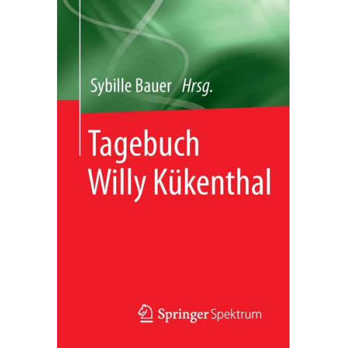 Tagebuch Willy Kükenthal