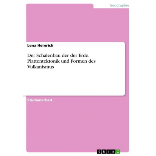 Lena Heinrich - Der Schalenbau der der Erde. Plattentektonik  und Formen des Vulkanismus