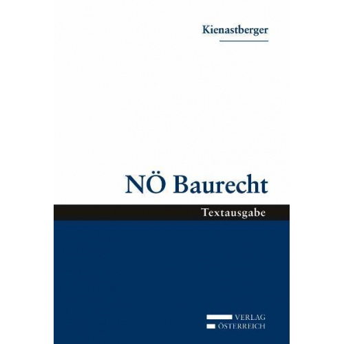 Gerald Kienastberger - NÖ Baurecht