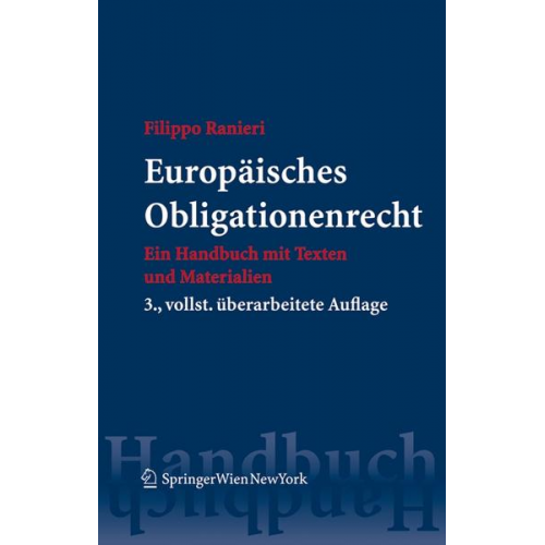 Filippo Ranieri - Europäisches Obligationenrecht