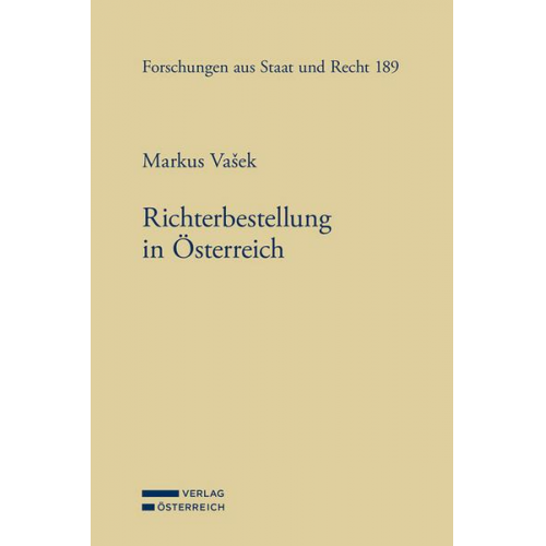 Markus Vasek - Richterbestellung in Österreich