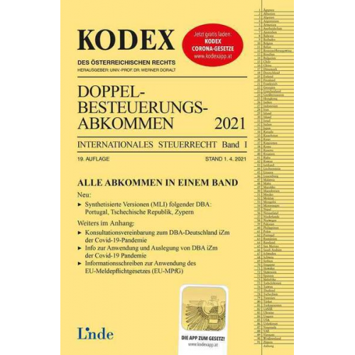 Judith Herdin-Winter & Sabine Schmidjell-Dommes - KODEX Doppelbesteuerungsabkommen 2021