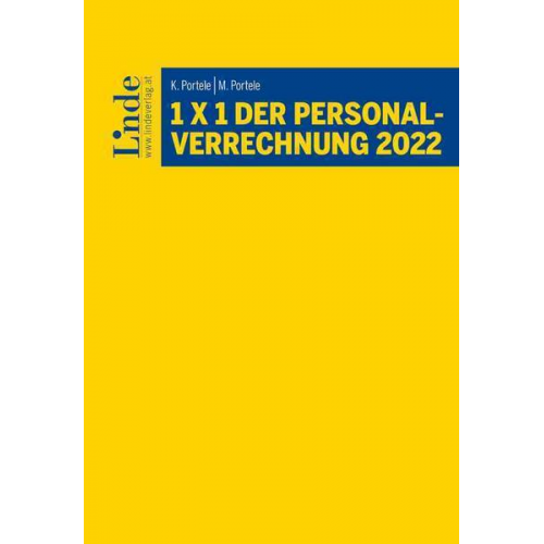 Karl Portele & Martina Portele - 1 x 1 der Personalverrechnung 2022