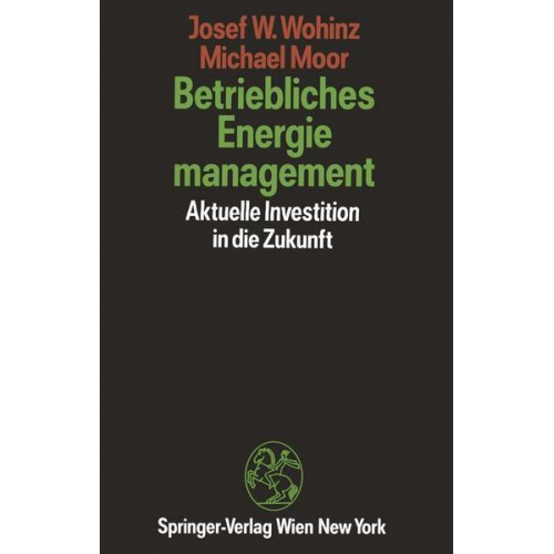 Josef W. Wohinz & Michael Moor - Betriebliches Energiemanagement