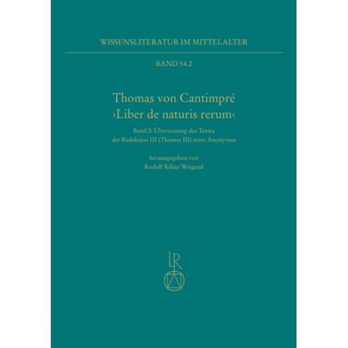 Thomas von Cantimpré ›Liber de naturis rerum‹