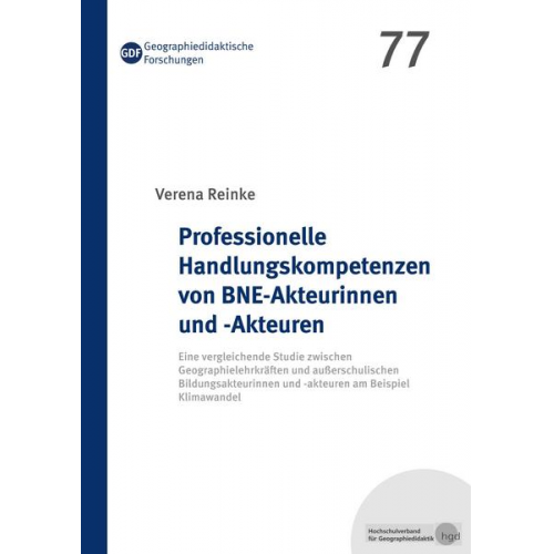 Verena Reinke - Professionelle Handlungskompetenzen von BNE-Akteurinnen und -Akteuren