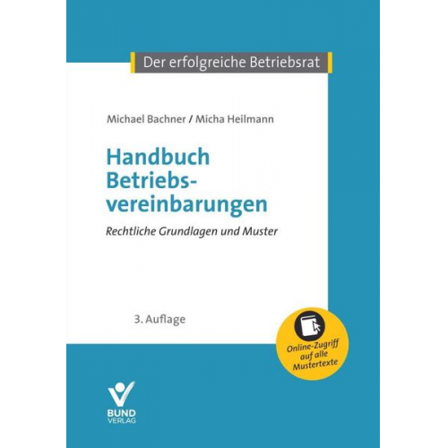 Michael Bachner & Micha Heilmann - Handbuch Betriebsvereinbarungen