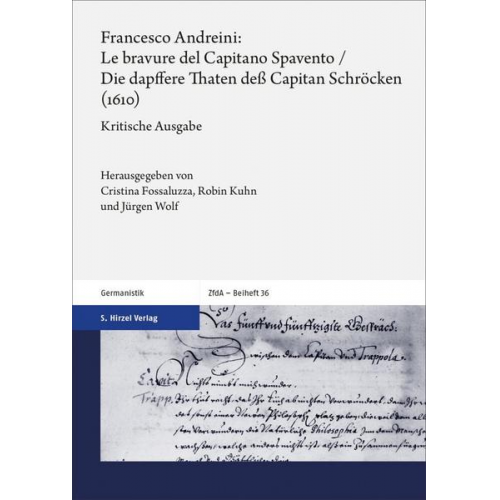 Francesco Andreini: Le bravure del Capitano Spavento / Die dapffere Thaten deß Capitan Schröcken (1610)