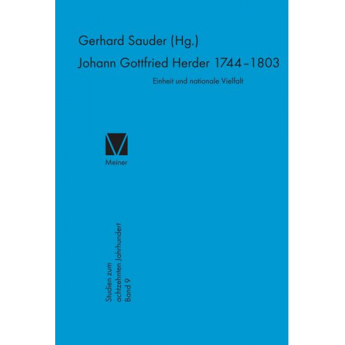 Johann Gottfried Herder (1744–1803)