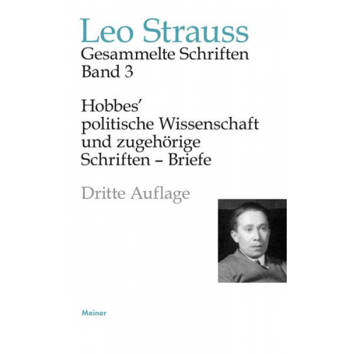 Leo Strauss - Hobbes’ politische Wissenschaft und zugehörige Schriften – Briefe