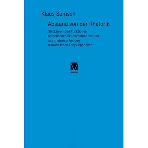 Klaus Semsch - Abstand von der Rhetorik