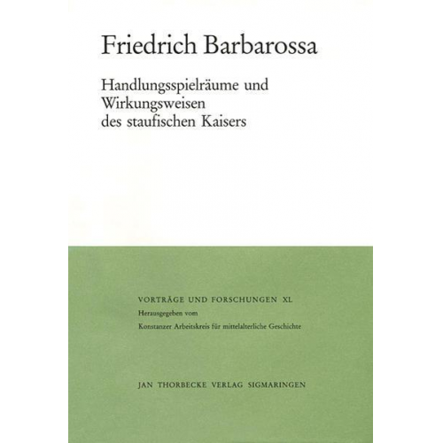 Alfred Haverkamp - Friedrich Barbarossa