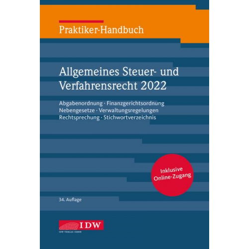 Praktiker-Handbuch Allgemeines Steuer-und Verfahrensrecht 2022