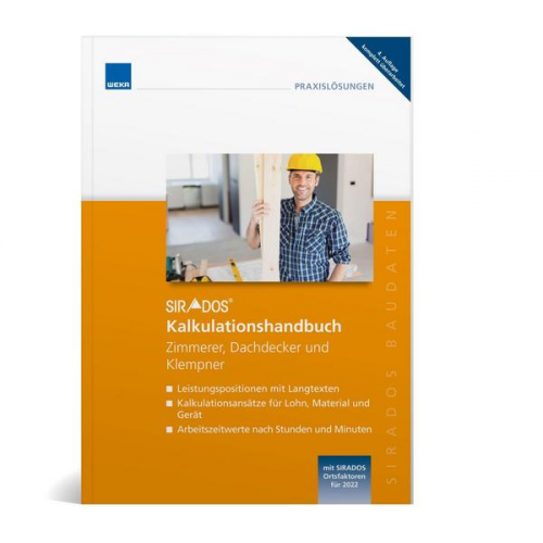 SIRADOS Kalkulationshandbuch - Zimmerer, Dachdecker und Klempner