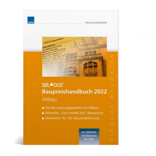 SIRADOS Baupreishandbuch Altbau 2022