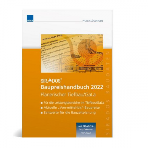 SIRADOS Baupreishandbuch Planerischer Tiefbau/GaLa 2022