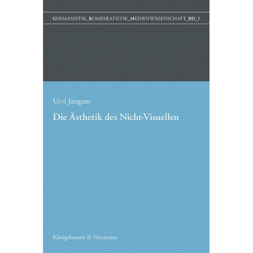 Urvi Jangam - Eine Ästhetik des Nicht-Visuellen