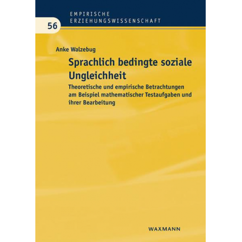 Anke Walzebug - Sprachlich bedingte soziale Ungleichheit