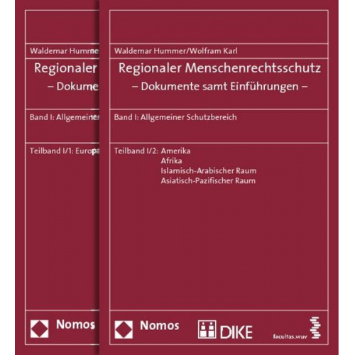 Waldemar Hummer & Wolfram Karl - Regionaler Menschenrechtsschutz - Dokumente samt Einführungen -